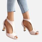 Paige | Women's Block Heel Pumps - Black