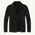 Parker | Men's Cashmere Cardigan, Relaxed Fit Knit Jumper | The Dress Cellar