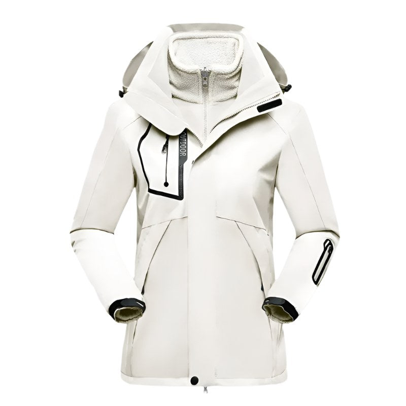 Patricia | Women's Waterproof Softshell Jacket, Wind-Resistant Performance Coat | The Dress Cellar | Green