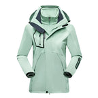 Patricia | Women's Waterproof Softshell Jacket, Wind-Resistant Performance Coat | The Dress Cellar | Purple