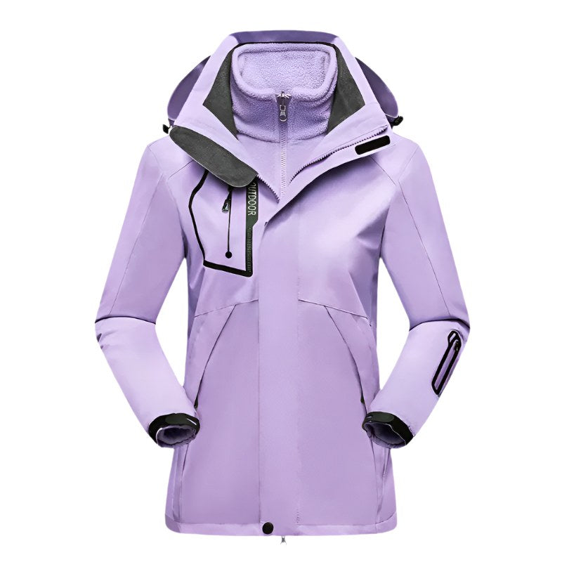 Patricia | Women's Waterproof Softshell Jacket, Wind-Resistant Performance Coat | The Dress Cellar