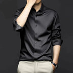 Paul | Elegant 100% Silk Blouse, Classic Business Blouse | The Dress Cellar