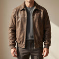 Peter | Men's Lambskin Leather Jacket, Tailored Smart Jacket | The Dress Cellar
