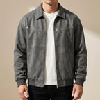 Peter | Men's Lambskin Leather Jacket, Tailored Smart Jacket | The Dress Cellar