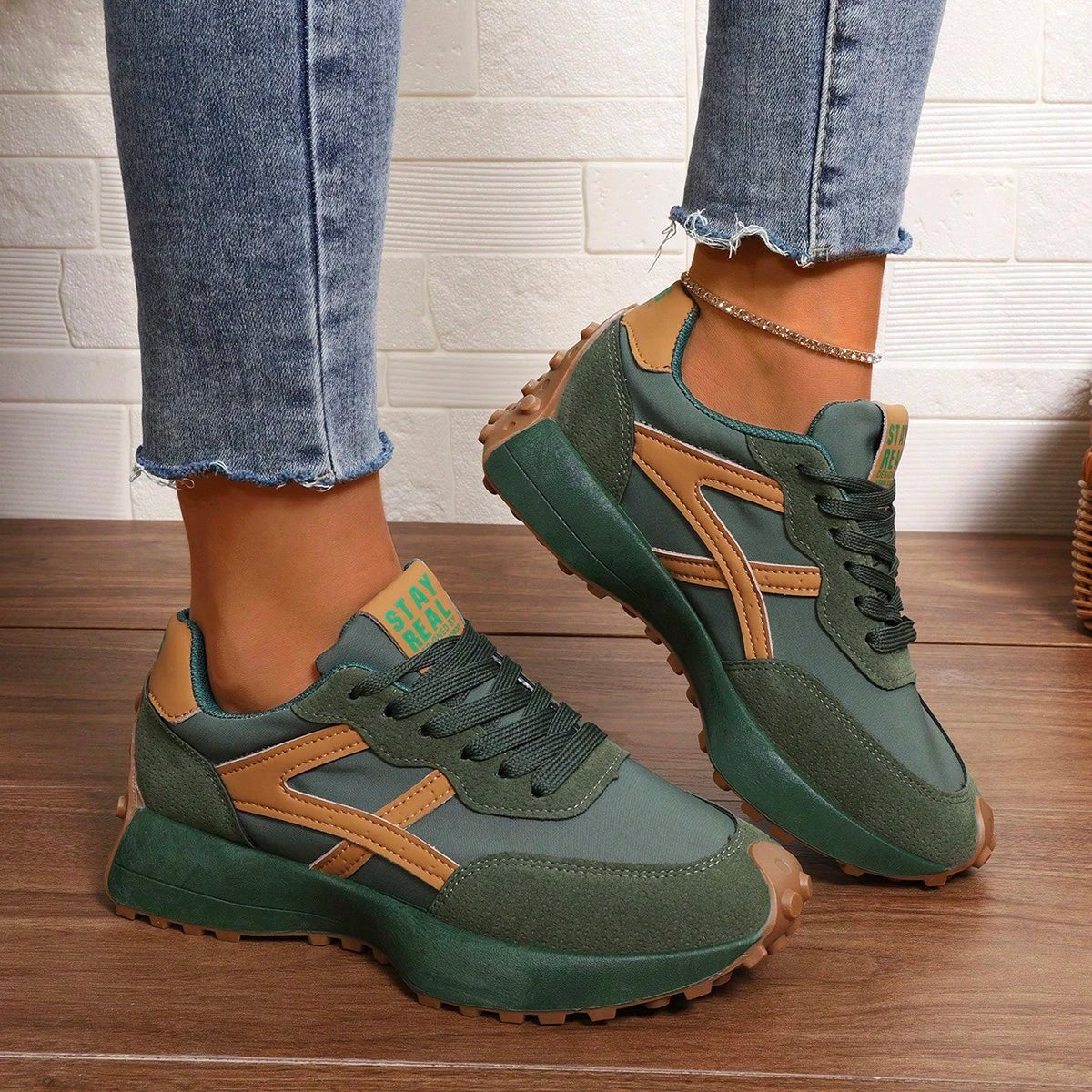 Paige | Women's Orthopedic Trainers with Shock Absorption, Lightweight Walking Shoes | The Dress Cellar