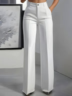 Peyton | Women's High-Waist Elastic Waistband Trousers - image 2
