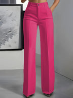 Peyton | Women's High-Waist Elastic Waistband Trousers - image 4