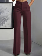 Peyton | Women's High-Waist Elastic Waistband Trousers - image 7