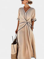 Peyton | Women's Striped Elegant Summer Dress - image 4