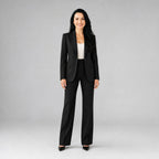 Rachel | Women's Tailored Blazer and Wide-Leg Pants Two-Piece Suit | The Dress Cellar