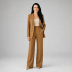 Rachel | Women's Tailored Blazer and Wide-Leg Pants Two-Piece Suit | The Dress Cellar