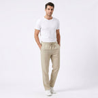 Peter | Men's Linen Trousers, Loose-Fit Summer Trousers | The Dress Cellar