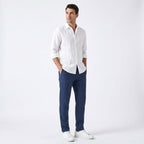 Peter | Men's Linen Trousers, Loose-Fit Summer Trousers | The Dress Cellar