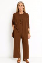 Piper | Women's Elegant Three-Piece Set - Blue