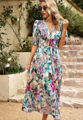 Rachel | Women's Elegant Floral Midi Dress - image 14