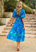 Rachel | Women's Elegant Floral Midi Dress - image 6