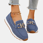 Rachel | Women's Loafer Sneakers - Blue