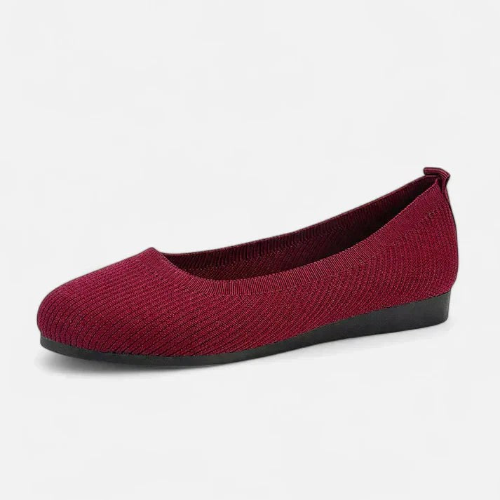 Reagan | Women's Comfortable Slip-On Shoes - Burgundy