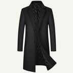 Reid | Men's Tailored Long Coat, Smart Winter Coat | The Dress Cellar