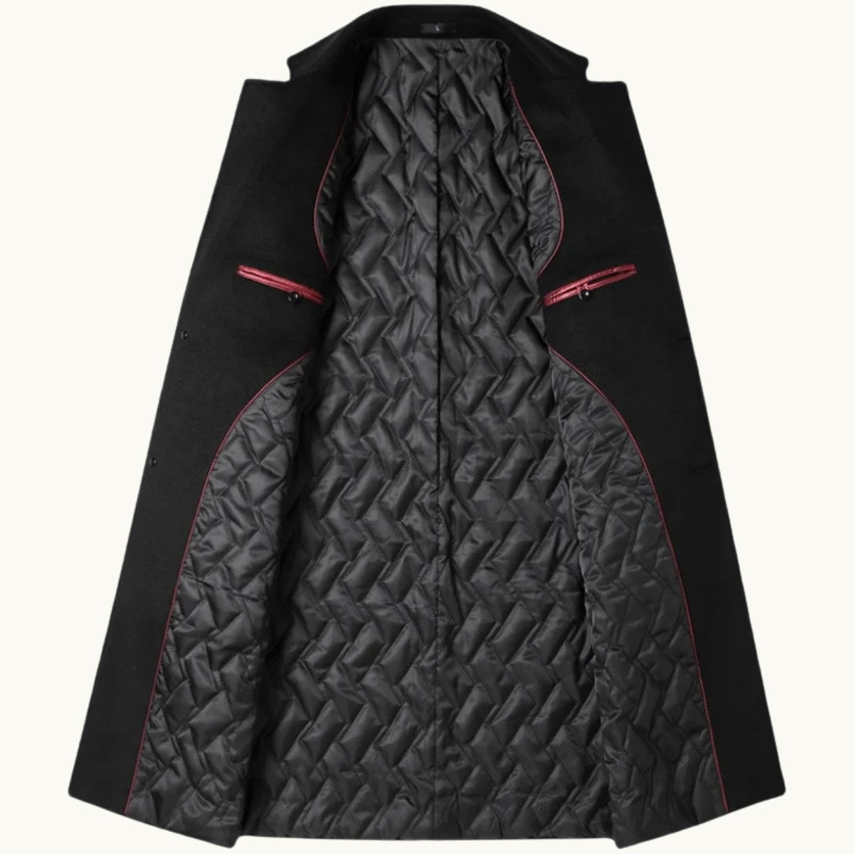 Reid | Men's Tailored Long Coat, Smart Winter Coat | The Dress Cellar