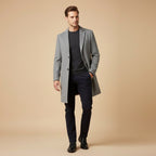 Reid | Men's Tailored Long Coat, Smart Winter Coat | The Dress Cellar