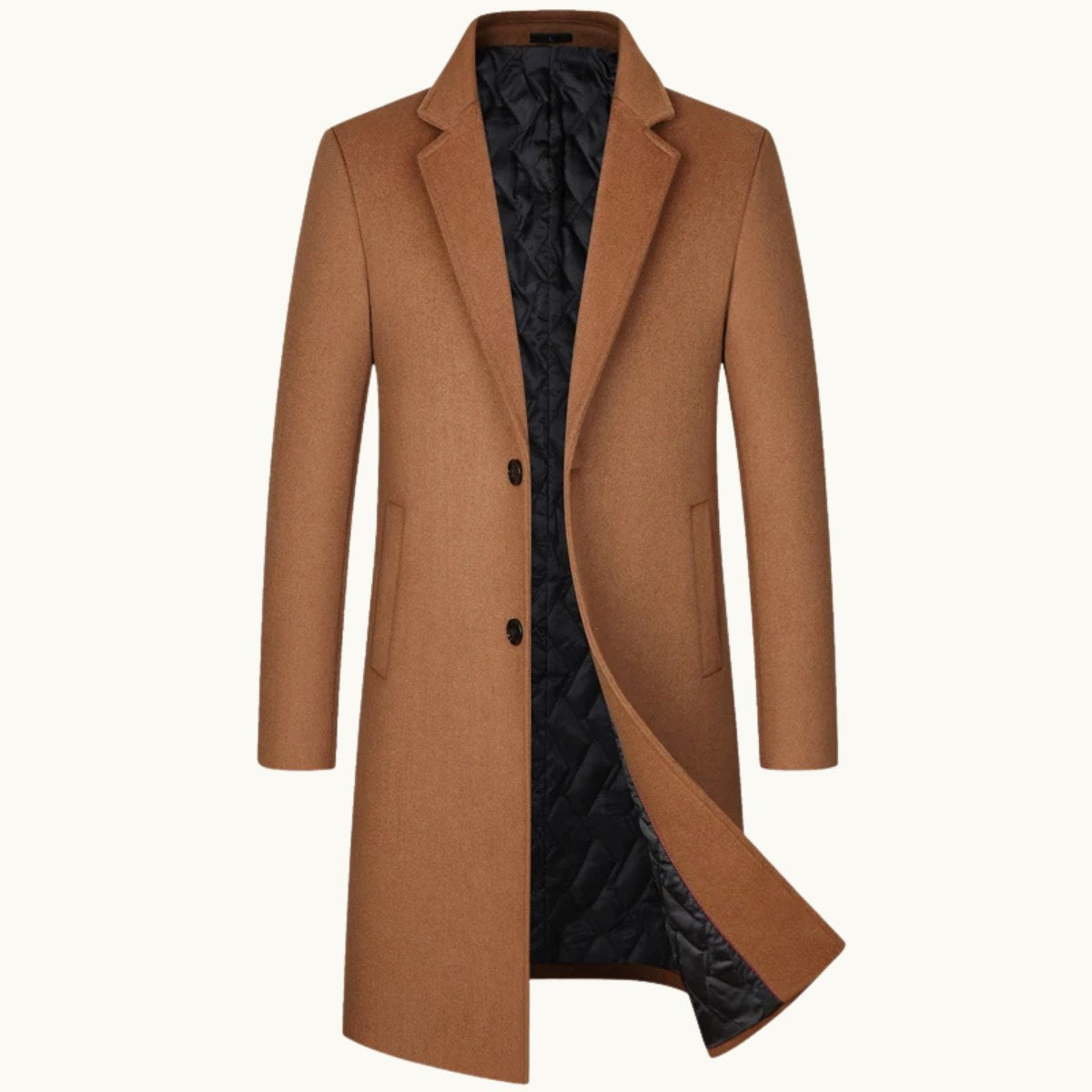 Reid | Men's Tailored Long Coat, Smart Winter Coat | The Dress Cellar