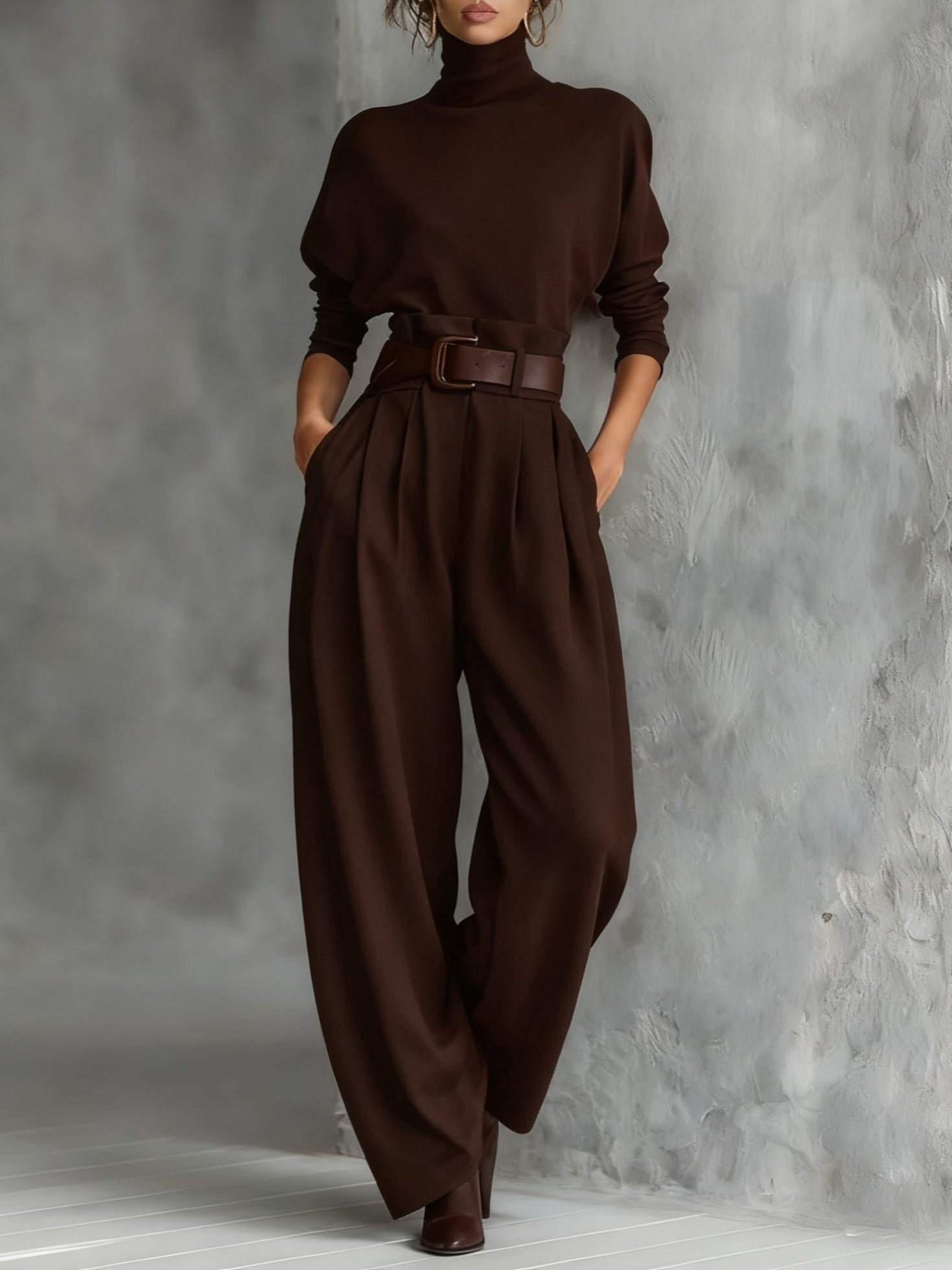 Riley | Women's High-Neck Two-Piece Set - image 5
