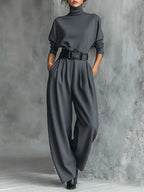 Riley | Women's High-Neck Two-Piece Set - image 7