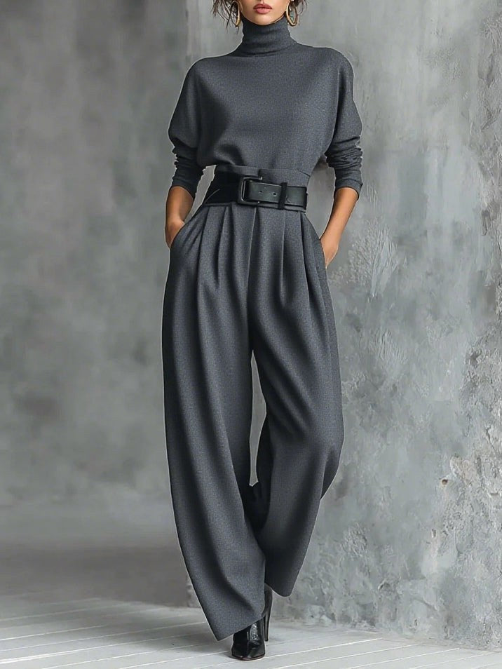 Riley | Women's High-Neck Two-Piece Set - image 7