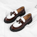 Riley | Women's Leather Loafers with Tassel Accent - Black