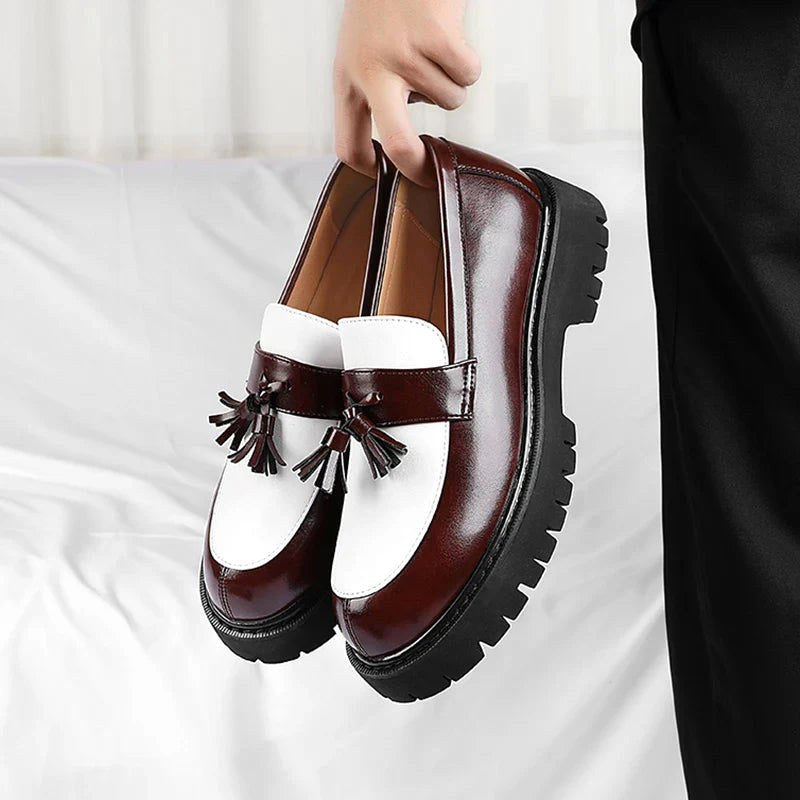 Riley | Women's Leather Loafers with Tassel Accent - image 3
