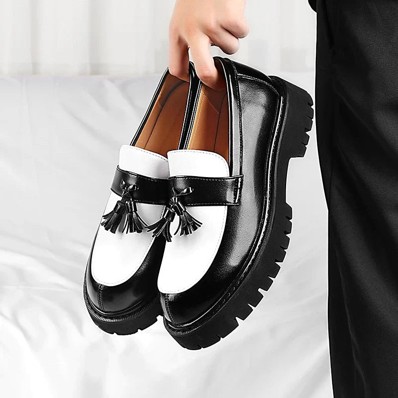 Riley | Women's Leather Loafers with Tassel Accent - image 4