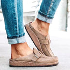 Riley | Women's Orthopedic Slip-On Loafers - Khaki