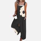 Riley | Women's Printed Denim Jumpsuit - image 1