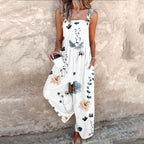 Riley | Women's Printed Denim Jumpsuit - image 3