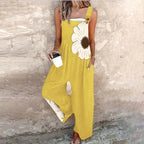 Riley | Women's Printed Denim Jumpsuit - image 7