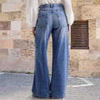 Riley | Women's Retro High-Rise Wide-Leg Jeans - image 6