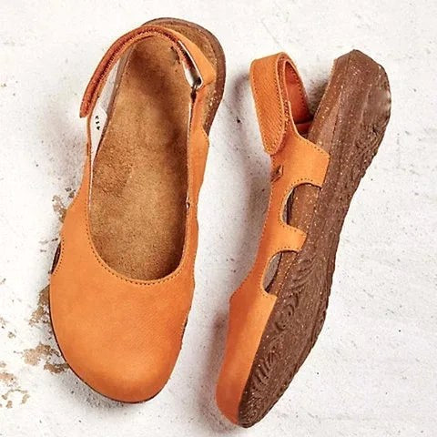 Robin | Women's Orthopedic Cushioned Sandals - Orange