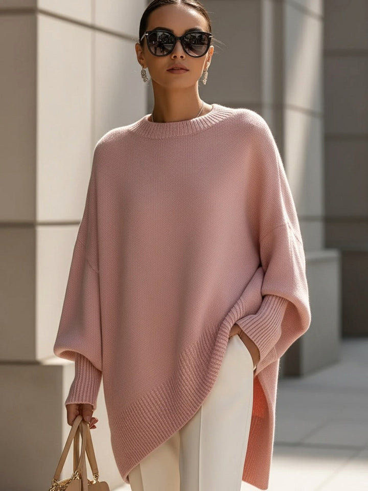 Rosalie | Women's Oversized Knit Sweater, Soft Drape Jumper | The Dress Cellar