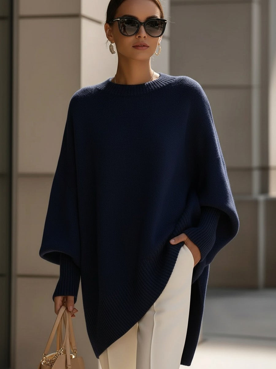Rosalie | Women's Oversized Knit Sweater, Soft Drape Jumper | The Dress Cellar