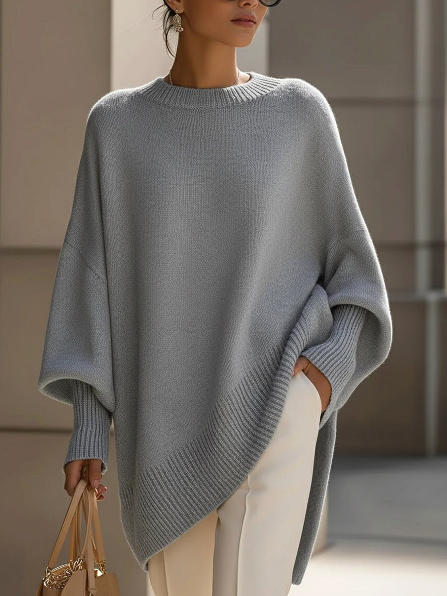 Rosalie | Women's Oversized Knit Sweater, Soft Drape Jumper | The Dress Cellar