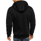 Ross | Men's Zip-Up Hoodie, Relaxed-Fit Autumn Jumper | The Dress Cellar