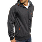 Ross | Men's Zip-Up Hoodie, Relaxed-Fit Autumn Jumper | The Dress Cellar
