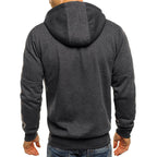 Ross | Men's Zip-Up Hoodie, Relaxed-Fit Autumn Jumper | The Dress Cellar