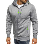 Ross | Men's Zip-Up Hoodie, Relaxed-Fit Autumn Jumper | The Dress Cellar
