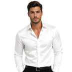 Nicholas | Men's Long-Sleeve Shirt with Button Front, Smart Casual Dress Shirt | The Dress Cellar