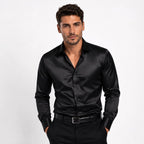 Nicholas | Men's Long-Sleeve Shirt with Button Front, Smart Casual Dress Shirt | The Dress Cellar