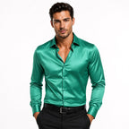 Nicholas | Men's Long-Sleeve Shirt with Button Front, Smart Casual Dress Shirt | The Dress Cellar