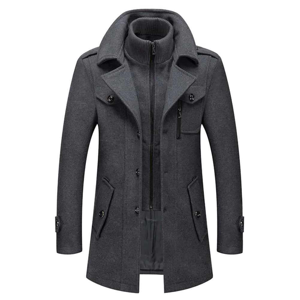 Rupert | Men's Classic Two-Piece Coat, Tailored Overcoat | The Dress Cellar