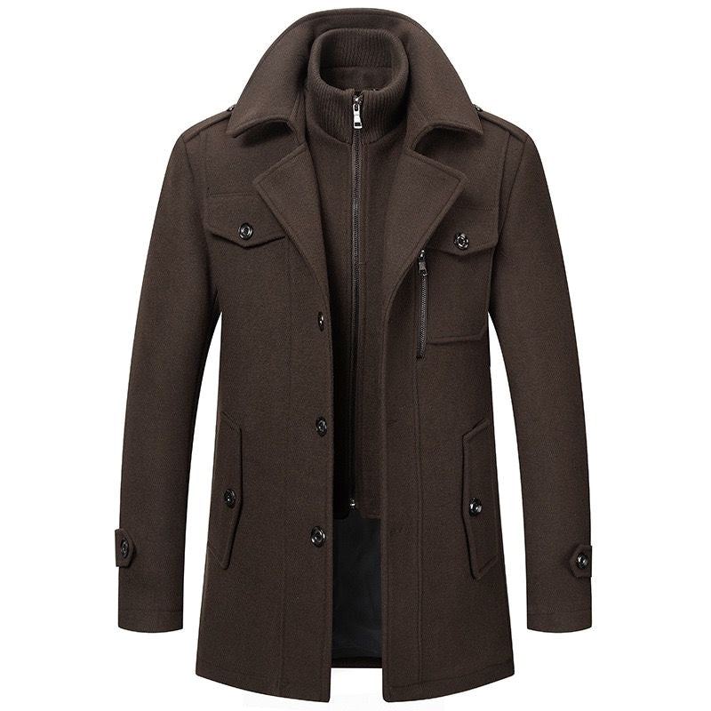 Rupert | Men's Classic Two-Piece Coat, Tailored Overcoat | The Dress Cellar